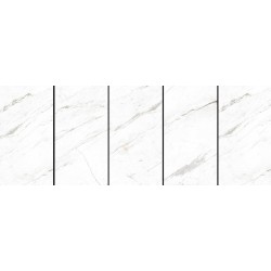 Πλακάκι Haya White 60Χ120 Λευκό Τύπου Μαρμάρου Γυαλιστερό Rettificato